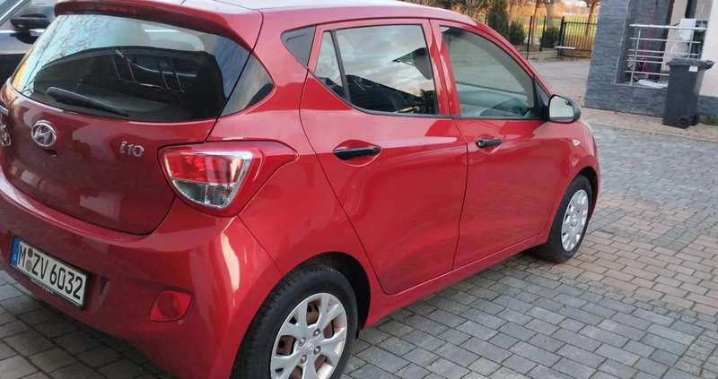 Hyundai i10 cena 19900 przebieg: 156000, rok produkcji 2013 z Lubliniec małe 92